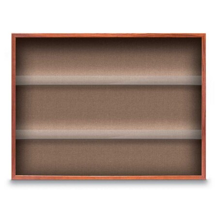 United Visual Products Outdoor Enclosed Combo Board, 48"x36", White Frame/Green & Pumice UVCB4836ODW-GREEN-PUMICE